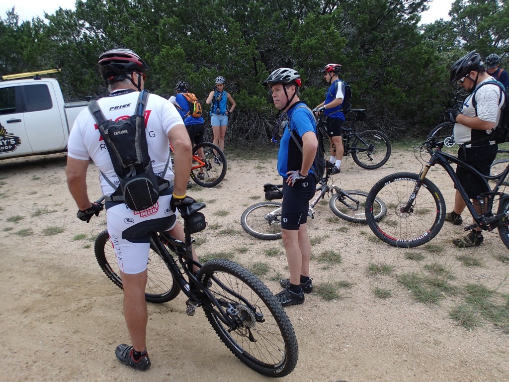 The crew ready to head out 