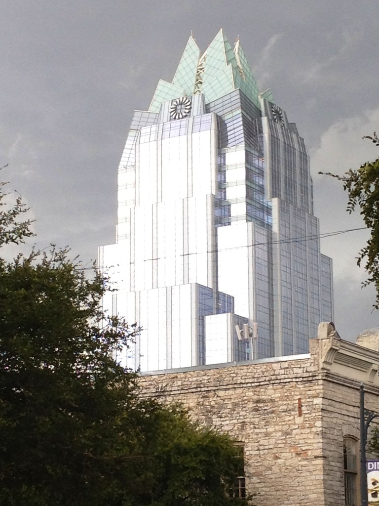 The Frost Tower as the Sun peaked out 