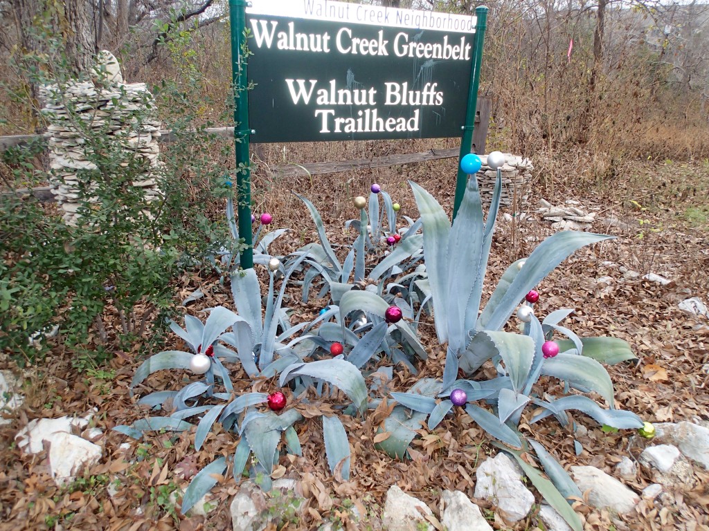 Entrance to the Walnut Bluffs! 