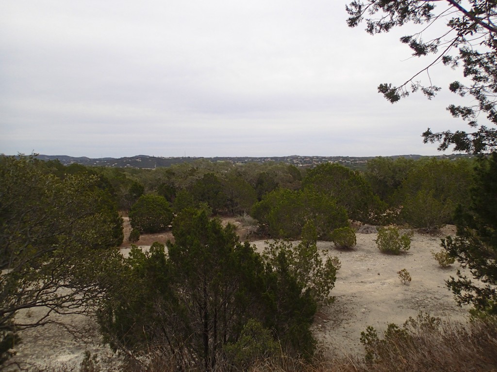 View at the top of Wookie way at Pace Bend