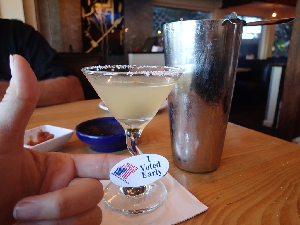 The Mexican Martini..after Voting at Sully's Side Bar 