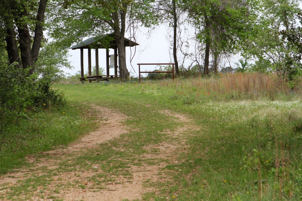 The Kiosk at the Edge of Flag pond 