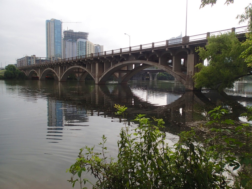 Lamar Bridge from the trail 