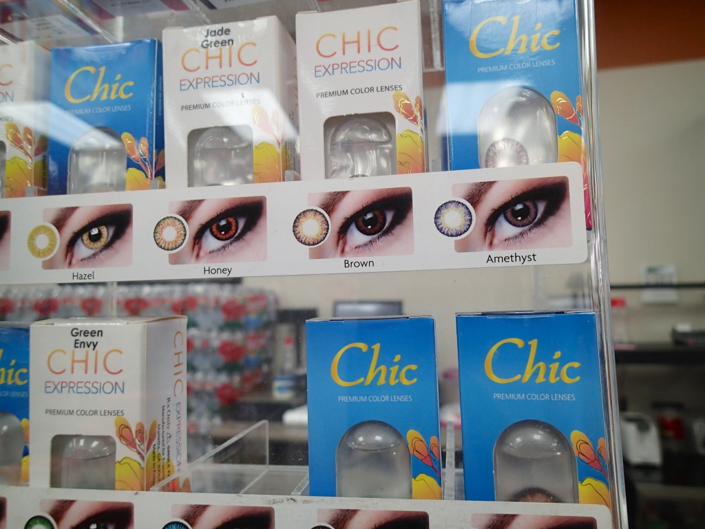 I buy all my Contact lenses at the Gas Station 