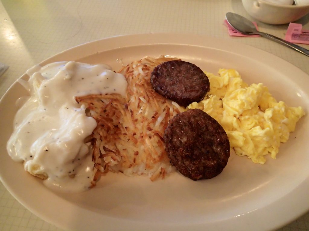 A big Breakfast at the Kinfolk in Nacogdoches