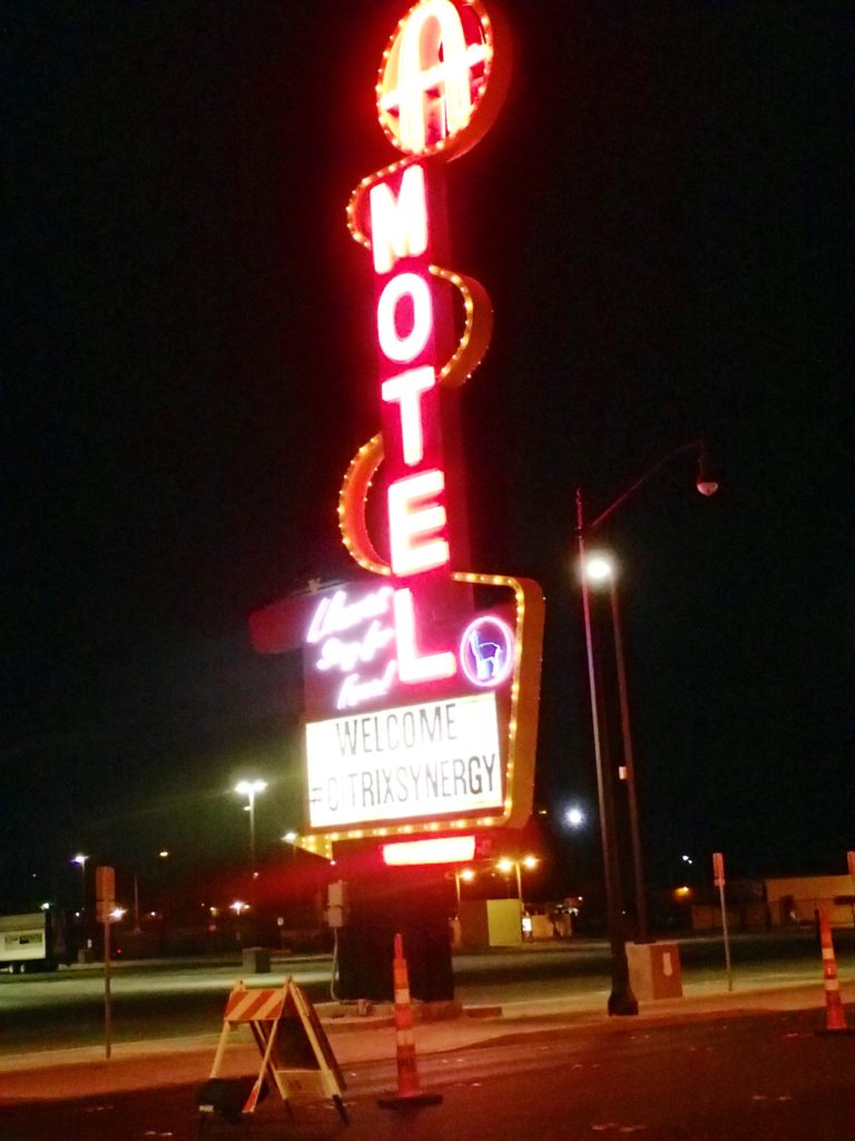 A....Motel...now just a parking lot...