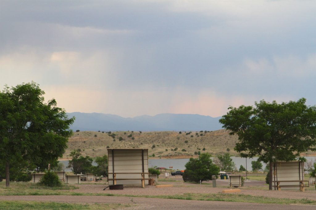View from our Campsite in Lake Pueblo Colorado